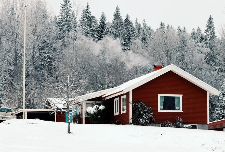 Cold climate septic pumping, example photo